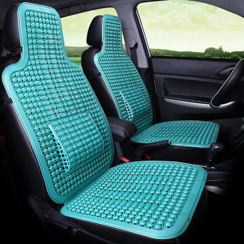 五菱之光面包车2017夏季汽车坐垫全套 天蓝中国结装饰，实用与美观兼备